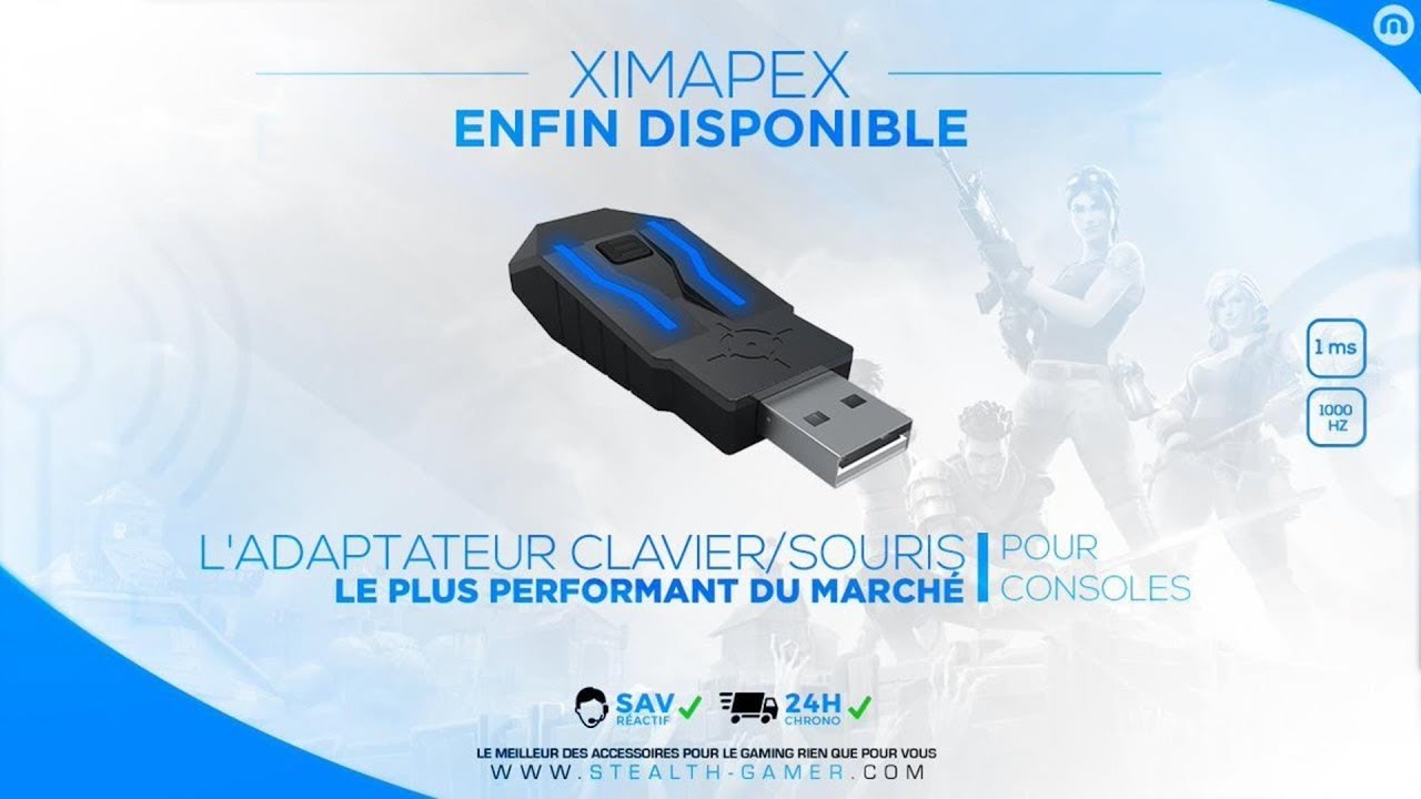 ADAPTATEUR XIM APEX - JOUER CLAVIER SOURIS SUR CONSOLE PS4 XBOX ONE TUTORIEL INTÉGRAL | No-Pad.fr