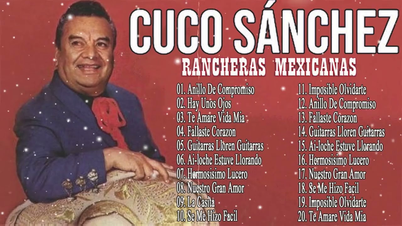 Cuco Sánchez 2025 MIX Grandes Exitos - No Soy Monedita De Oro, Arrieros Somos, Gritenme Piedras ...