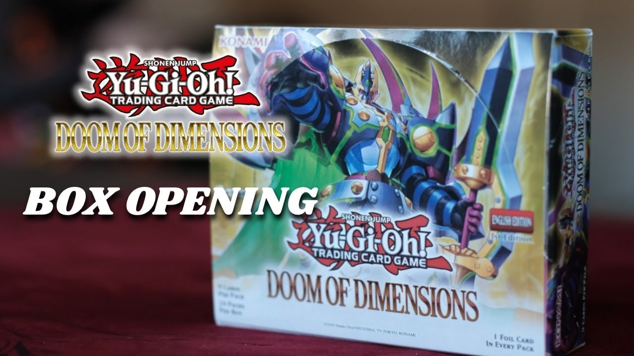 Yu-Gi-Oh! DOOM OF DIMENSIONS BOX OPENING | Yu-Gi-Oh! TCG