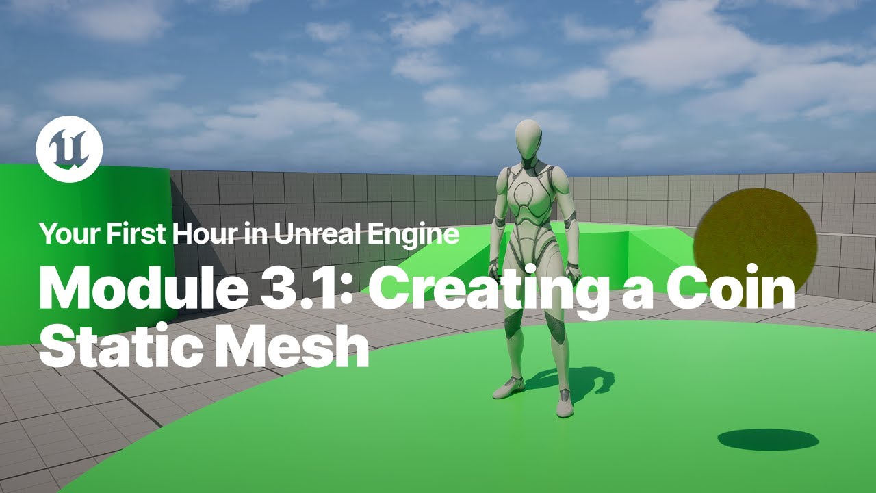 Creating a Coin Static Mesh in Unreal Engine