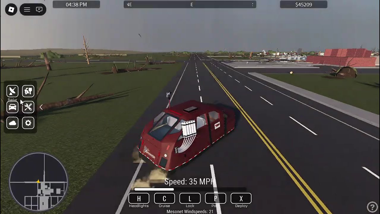 ROBLOX!!! Helicity trying to intercept some tornados (gone wrong)