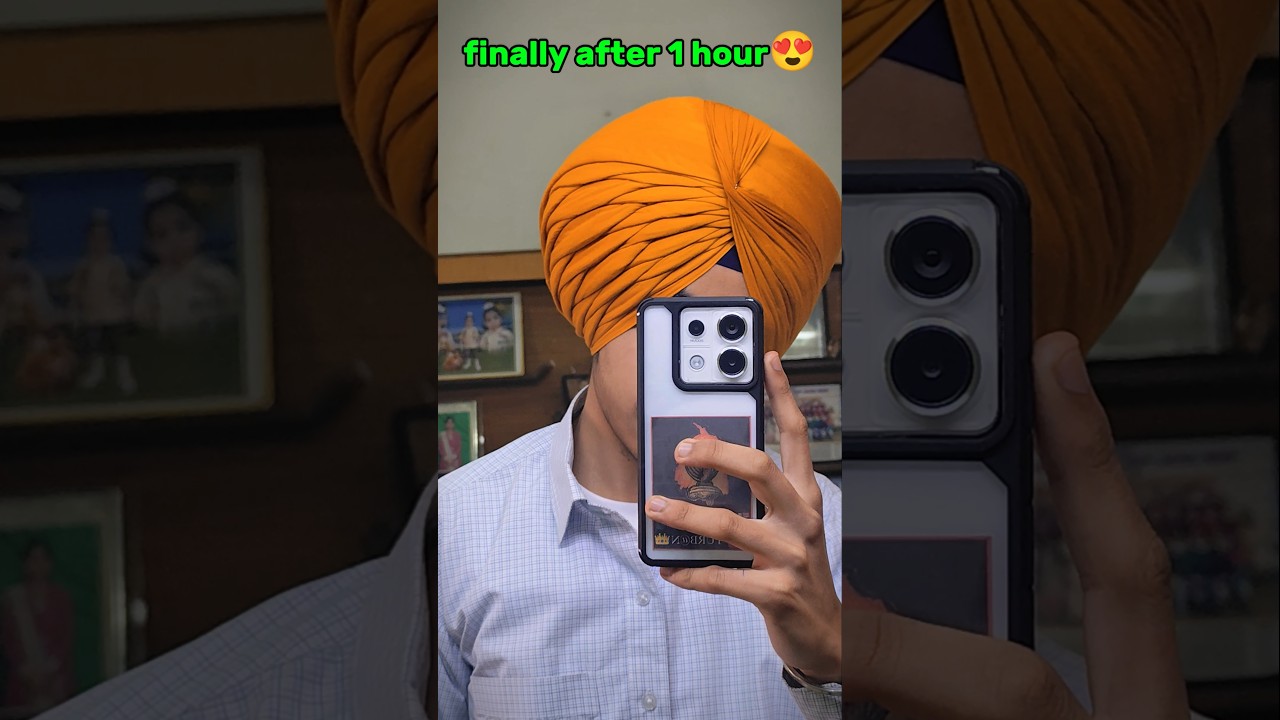 Muktasar shahi Dastaar😍 #turban #paggtatorial #dastaar #pagg#subscribe
