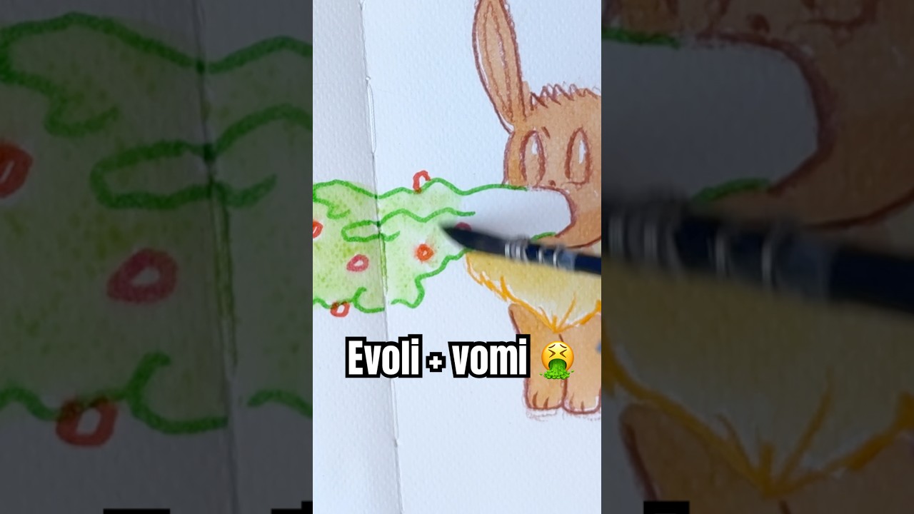 Evoli + Vomi = 🤮 dessiner les idées de mes abonnés !