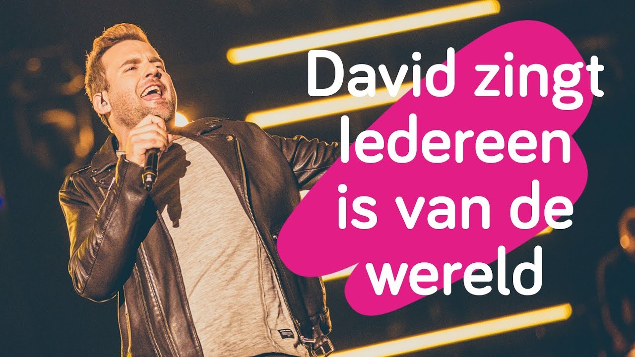 David Cantens zingt Iedereen is van de wereld