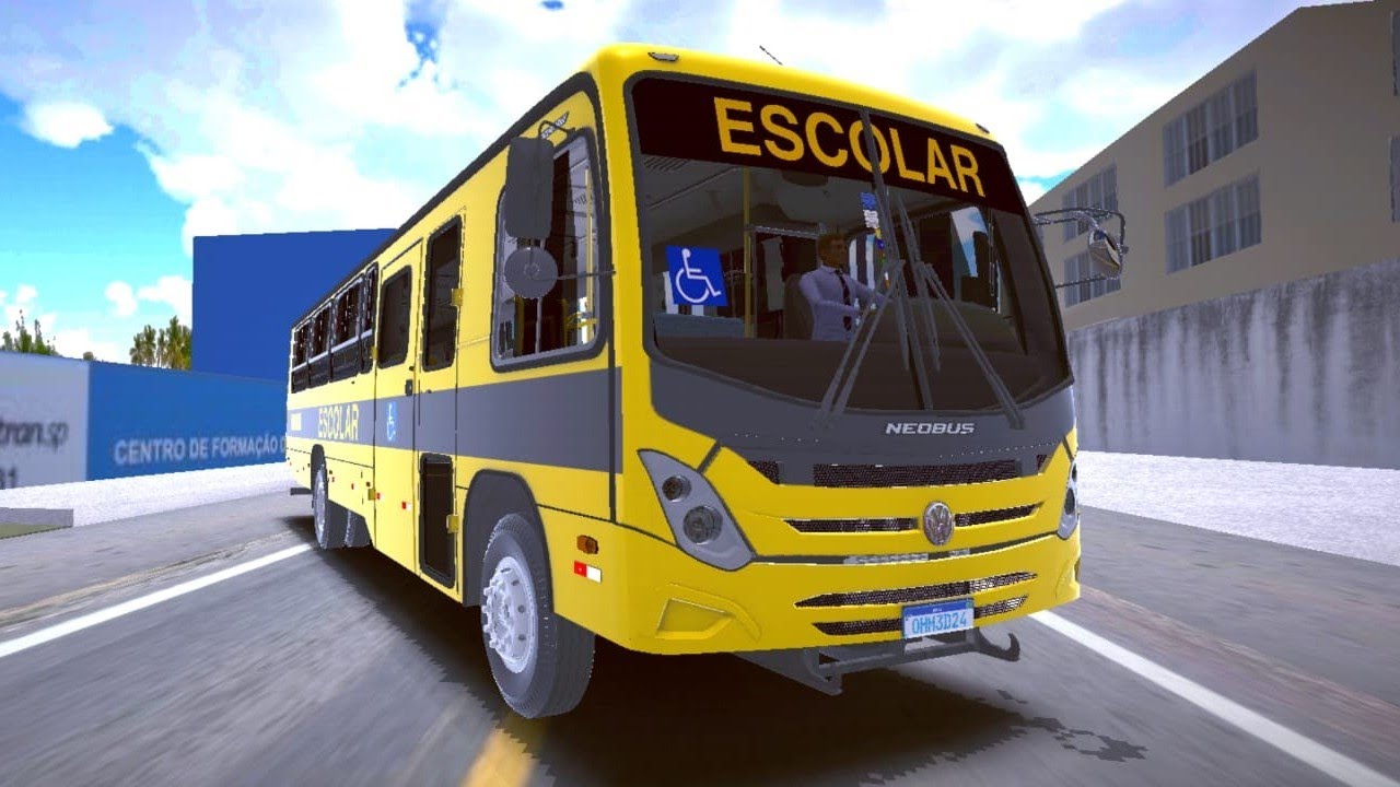 Neobus Thunder Midi Escolar 2022 VW 15-190 ODR - Proton Bus Simulator