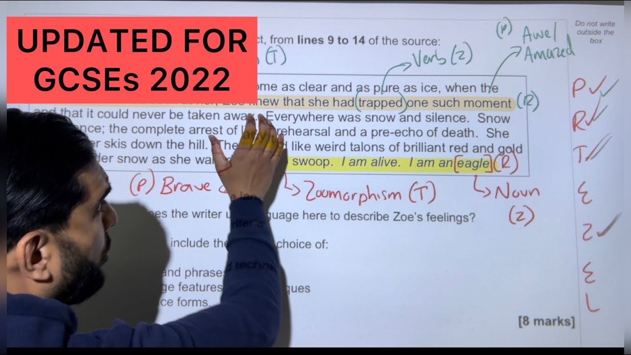 Часть 1, Вопрос 1 и 2 по английскому языку (издание GCSE 2022 г.) &mdash; полное пошаговое руководство