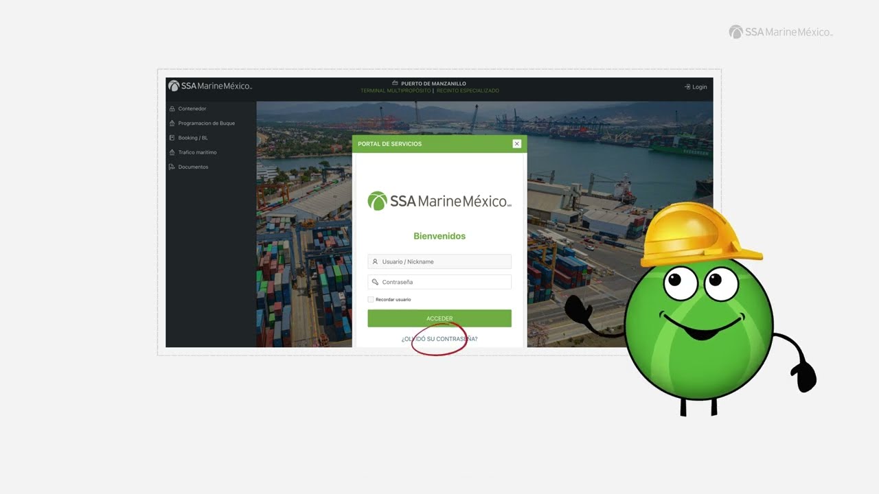 TUTORIAL | Recinto Especializado- Cómo recuperar usuario o contraseña en el portal de servicios