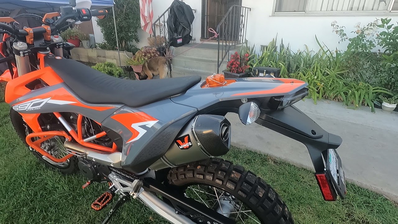 2021 KTM 690 Enduro R build series, cheap mod