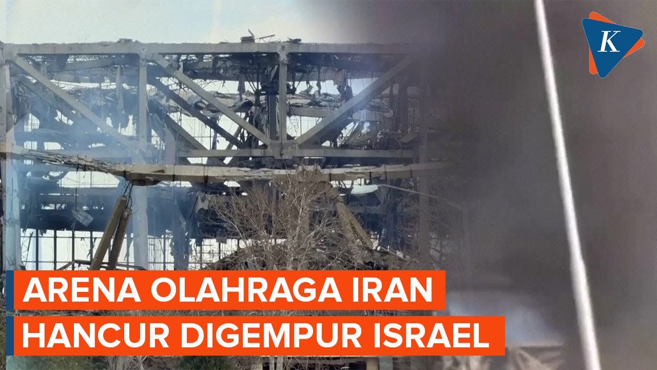 Penampakan Arena Olahraga Azadi Iran Hancur Dihantam Serangan Udara Israel