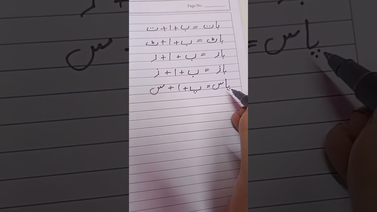 🔴Ayen Hum Urdu Likhna Sikhen Asaan Tarike Se.💯✅️🤲🧕