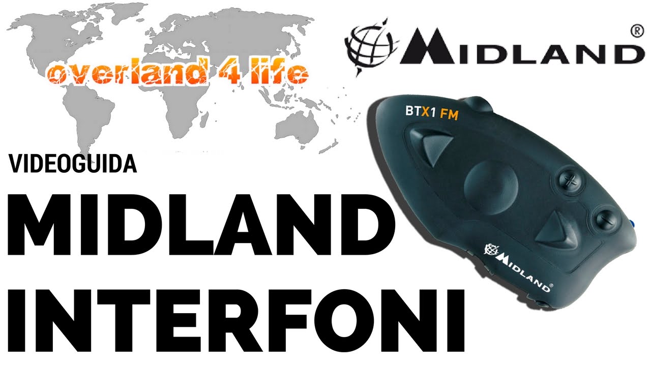 MIDLAND interfoni, caratteristiche e collegamenti