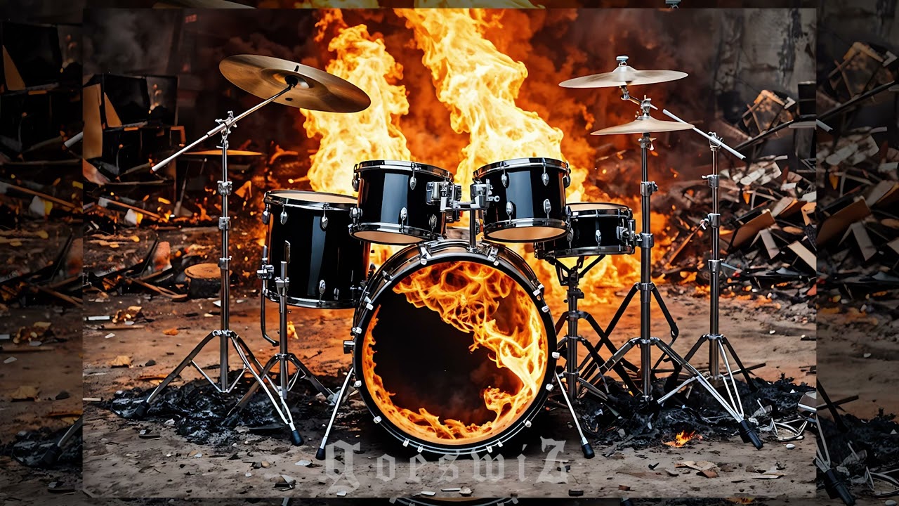 HARDCORE METAL style drum track 210 bpm