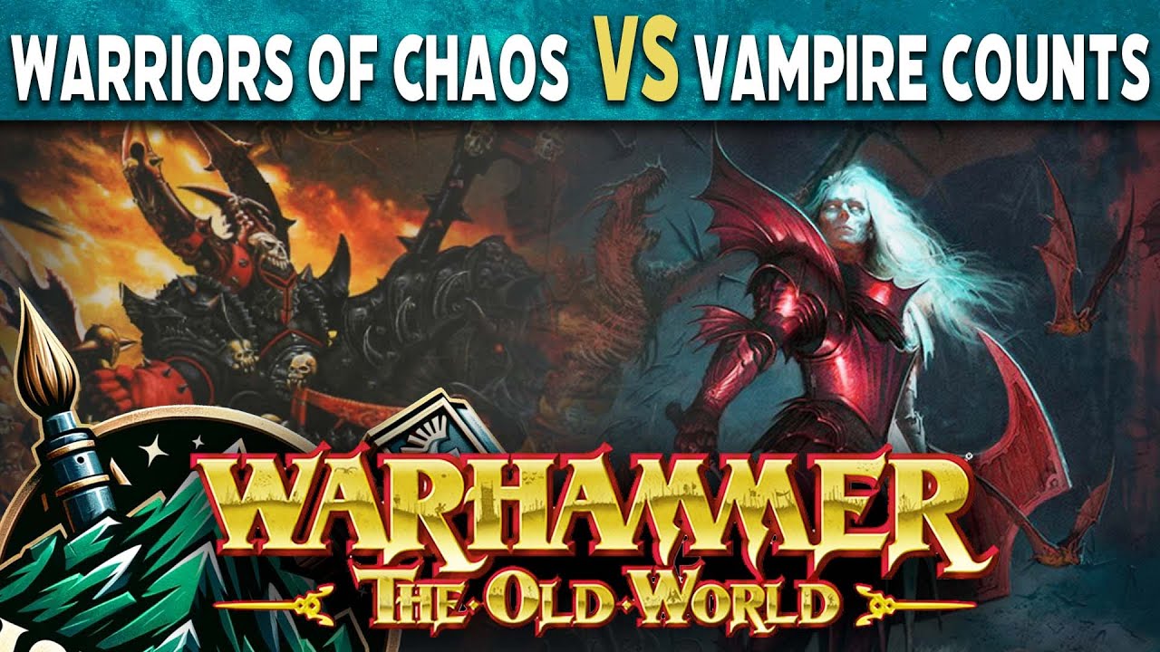 Warriors of Chaos vs Vampire Counts - Warhammer The Old World Live Battle Report