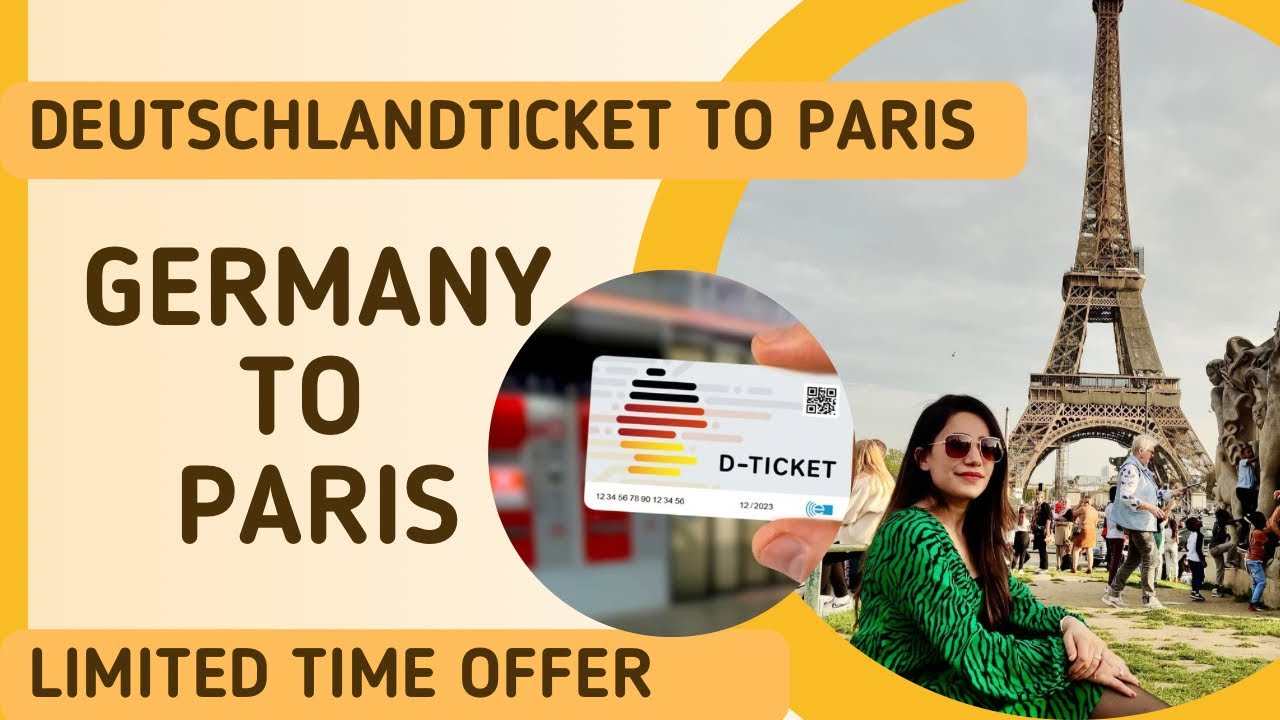 Deutschlandticket to PARIS | Germany to Paris using 49 Euro Deutschland ticket 2024
