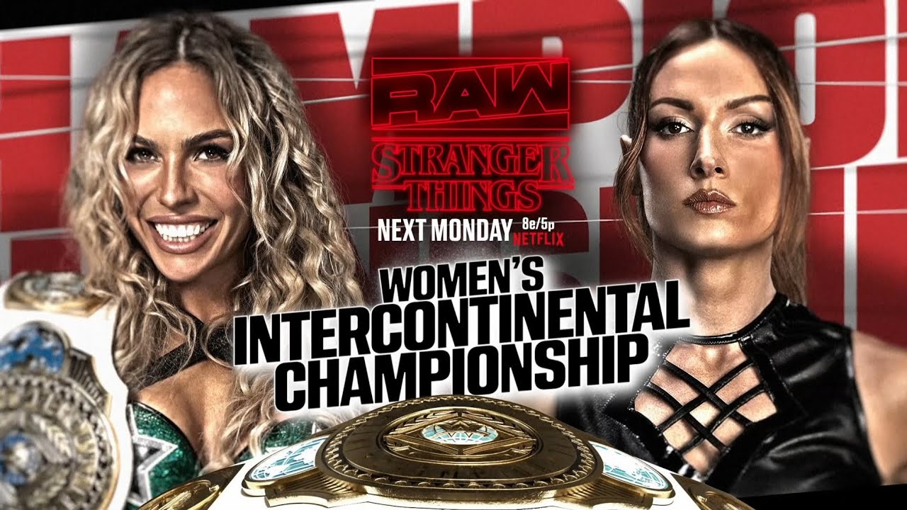 WWE Raw On Netflix 2026 Women's Intercontinental Championship Maxxine Dupri vs. Becky Lynch WWE 2K25