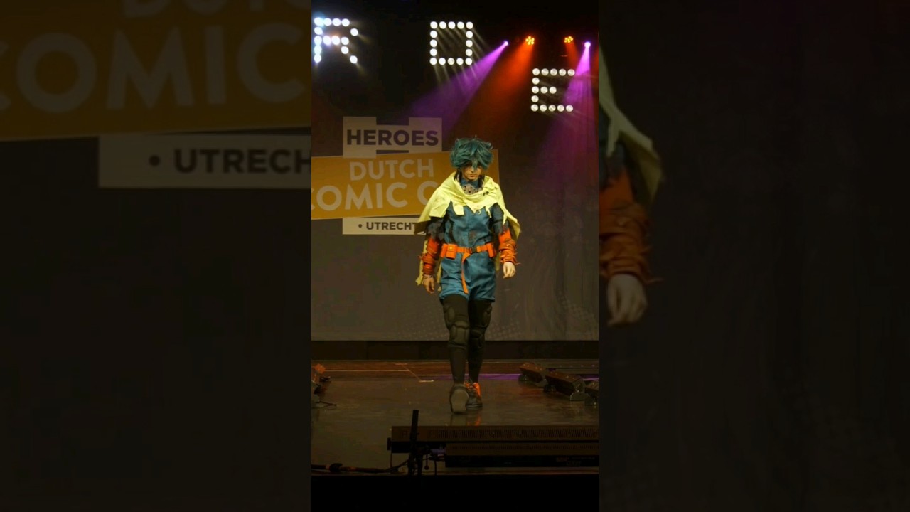 my cosplay catwalk moment! #bnha #mha #deku #cosplay #viral #shorts #anime 📽: @GenietTV