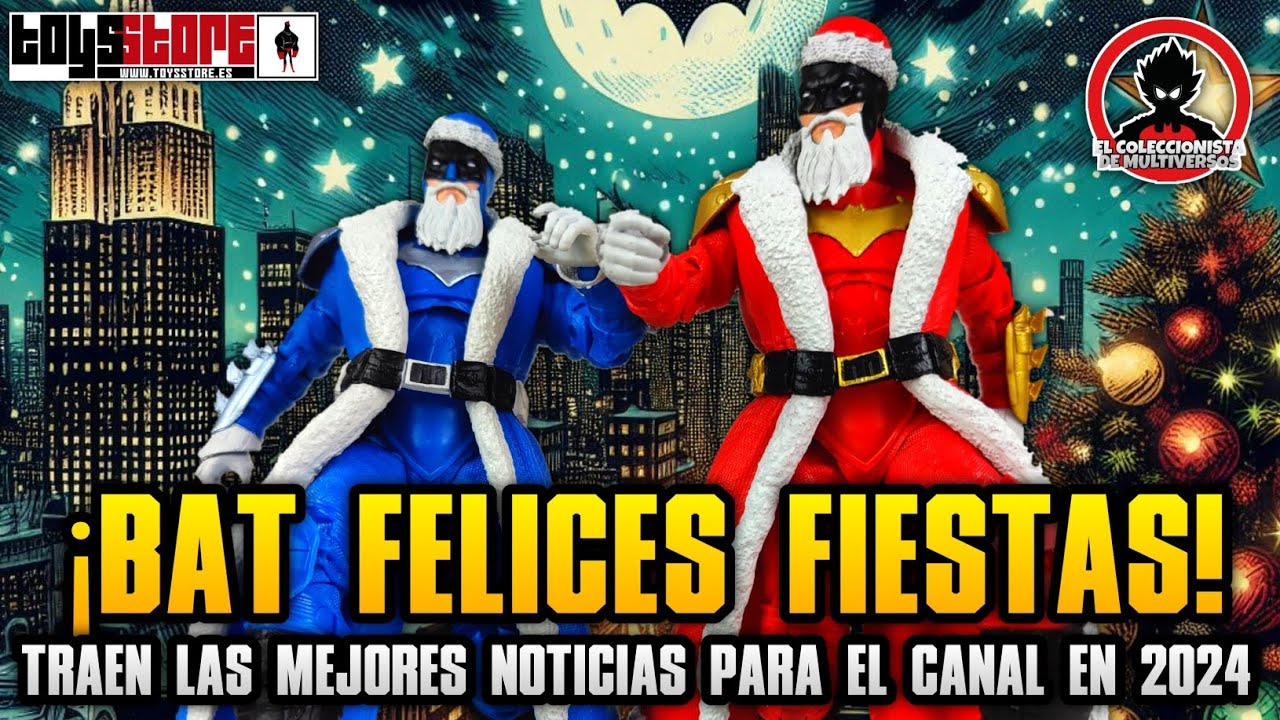 🎅 BAT-SANTA LLEGÓ A LA COLECCION! DC Multiverse McFarlane toys review en Español (audio ok)