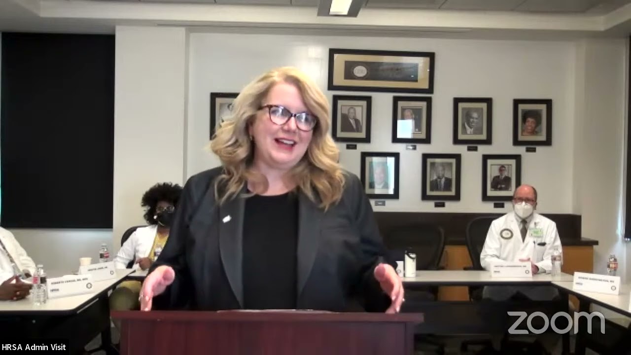HRSA Administrator Visits CDU to discuss mental and behavioral health