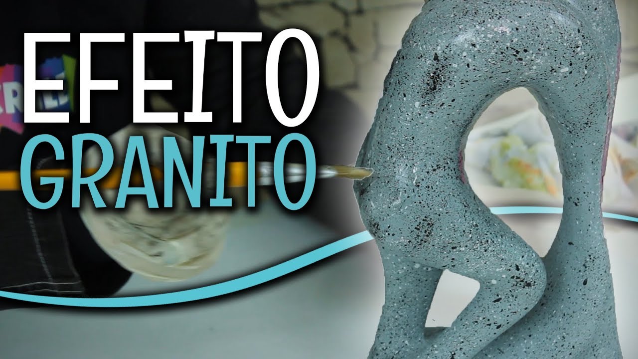 EFEITO DE GRANITO EM GESSO!! ‹ Iolane Caron ›