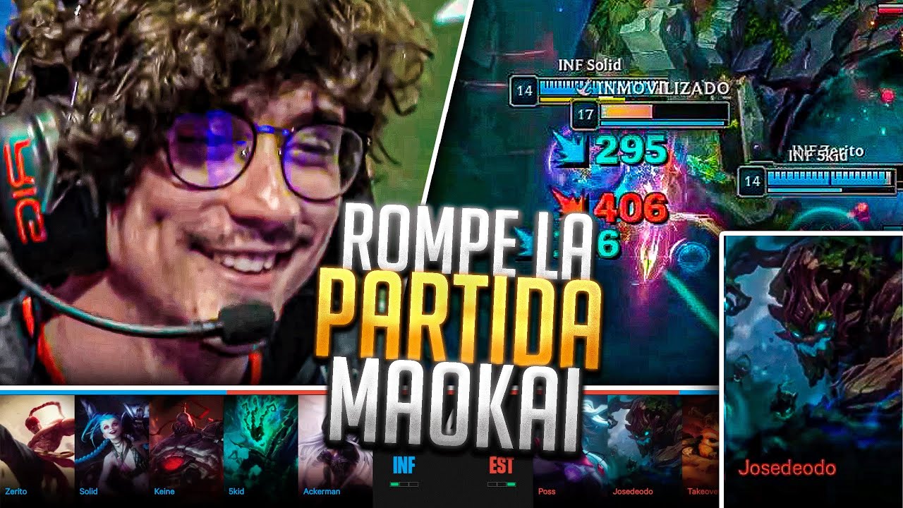 JOSEDEODO SORPRENDE A TODOS CON MAOKAI RABADON FULL AP // EST vs INF Highlights game 3
