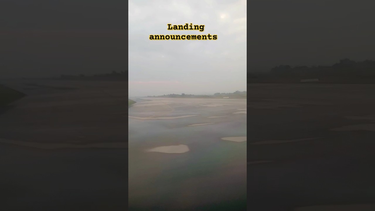 landing announcements at Islamabad airport #flight #landing