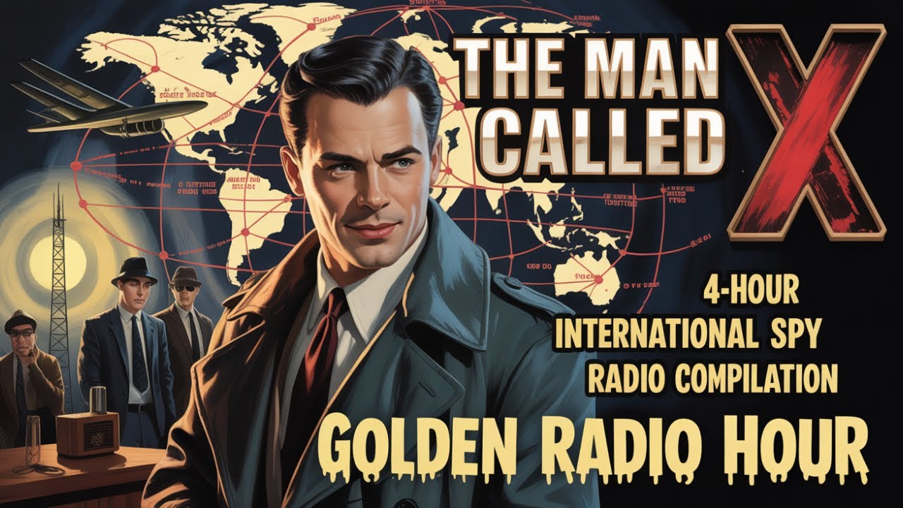 The Man Called X &ndash; International Espionage Radio Thrillers | 4 Hour Vintage Spy Drama Compilation
