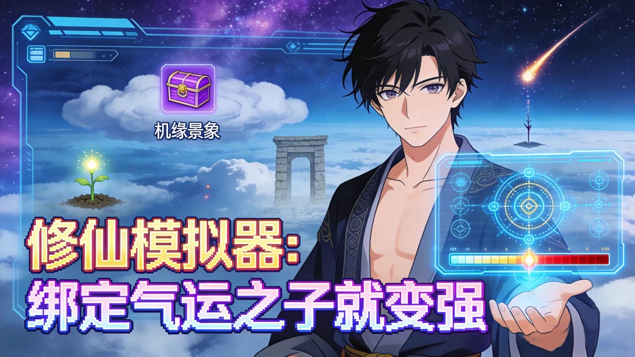 【FULL】【Eng Sub】修仙模拟器：绑定气运之子就变强 Cultivation Simulator: Luck is My Weapon #玄幻 #修仙 #逆袭 #动画