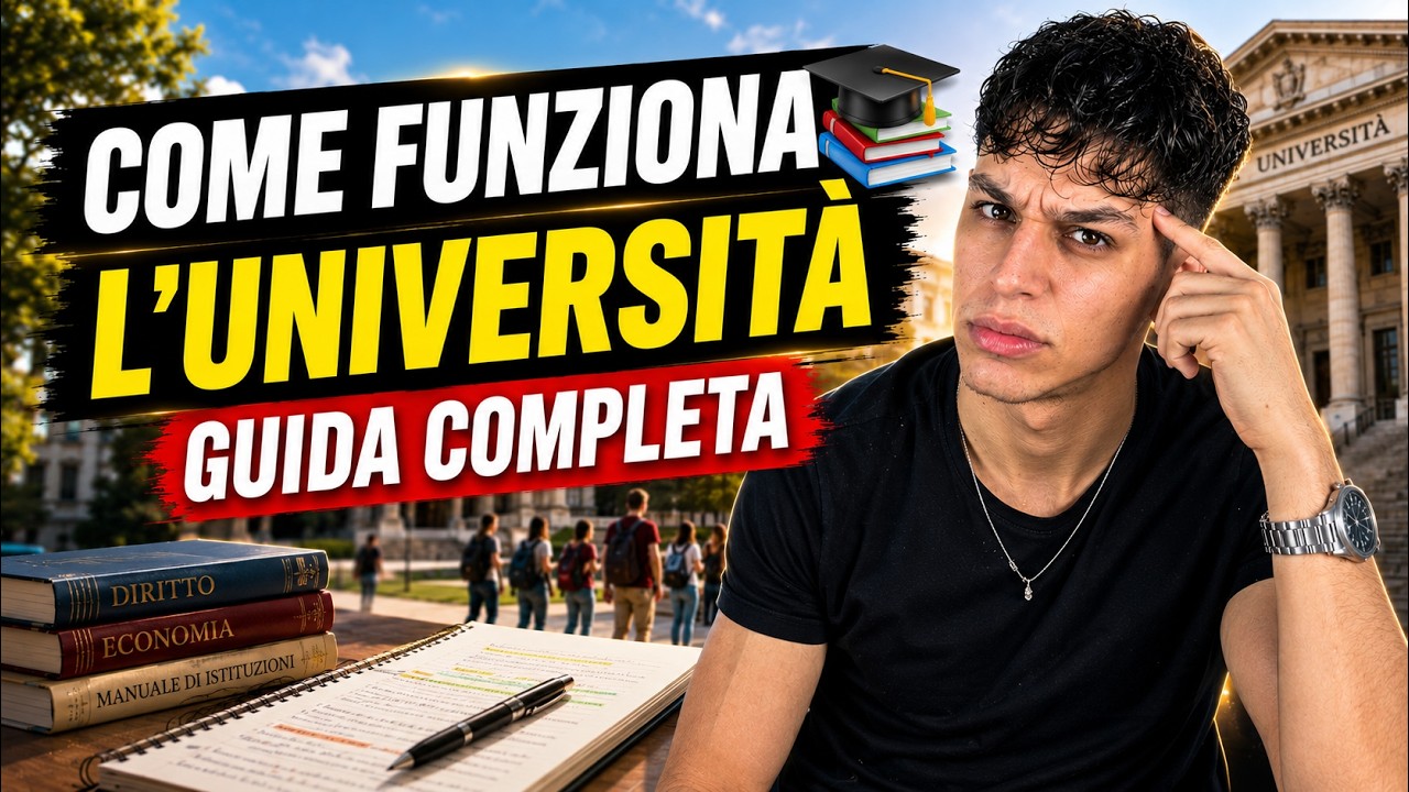 COME FUNZIONA l'Università: TUTTO quello che DEVI SAPERE