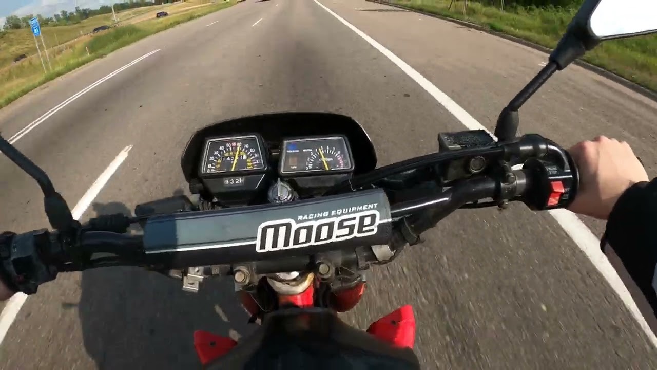 1989 Yamaha XT350 quick ride