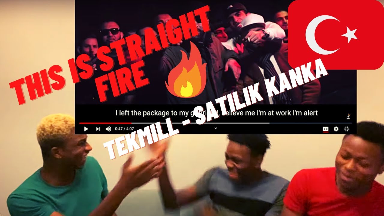 REACTING TO TURKISH MUSIC | TekMill - Satılık Kanka | (Türkçe altyazı)