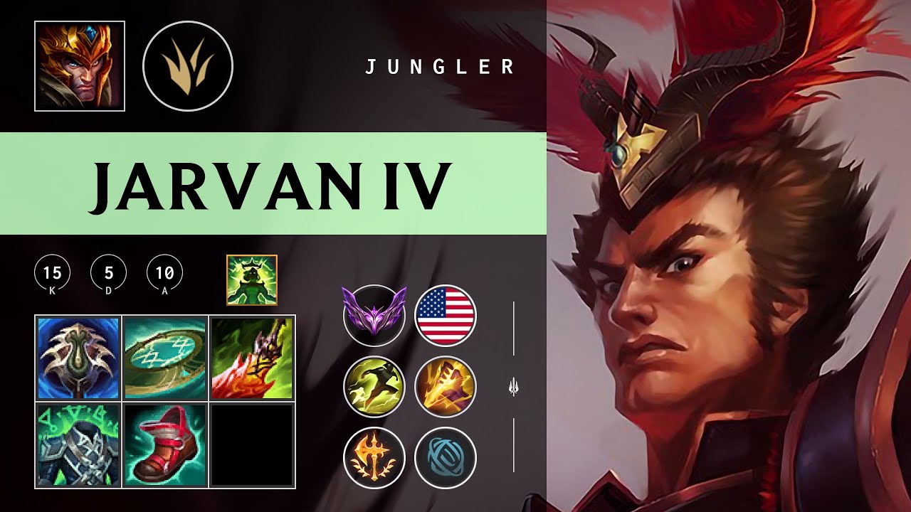 Jarvan IV Jungle vs Nidalee - NA Master Patch 26.01