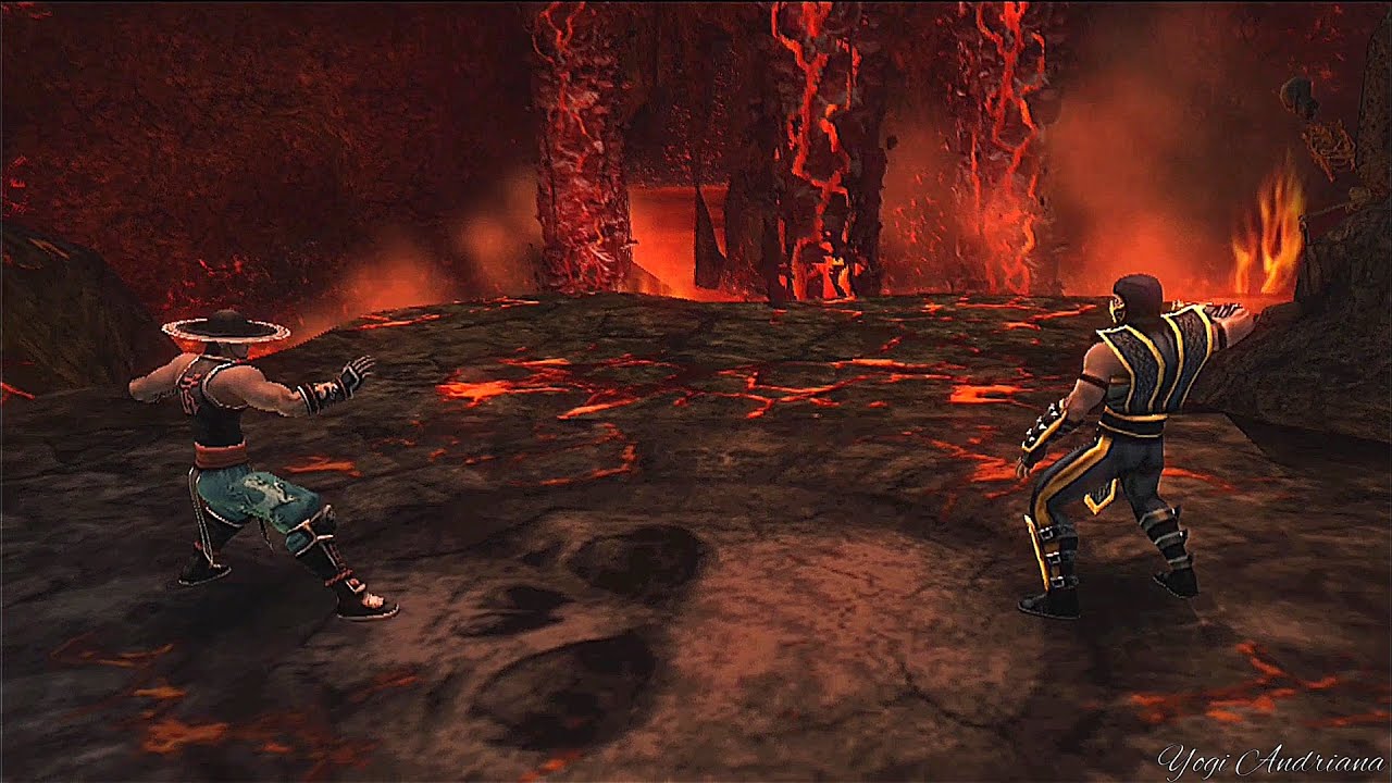 Mortal Kombat: Shaolin Monks — Kung Lao Hard Mode, часть 7 — Сражение с боссом-скорпионом