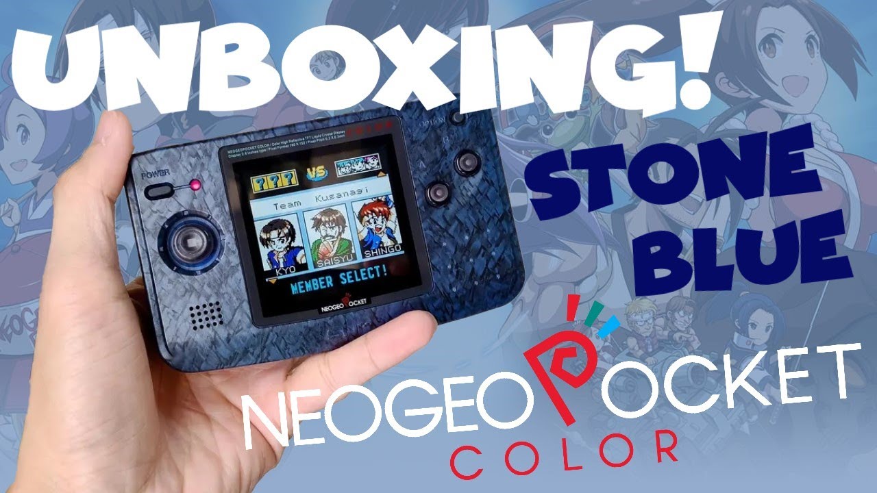 STONE BLUE - UNBOXING - NEO GEO POCKET COLOR - SNK