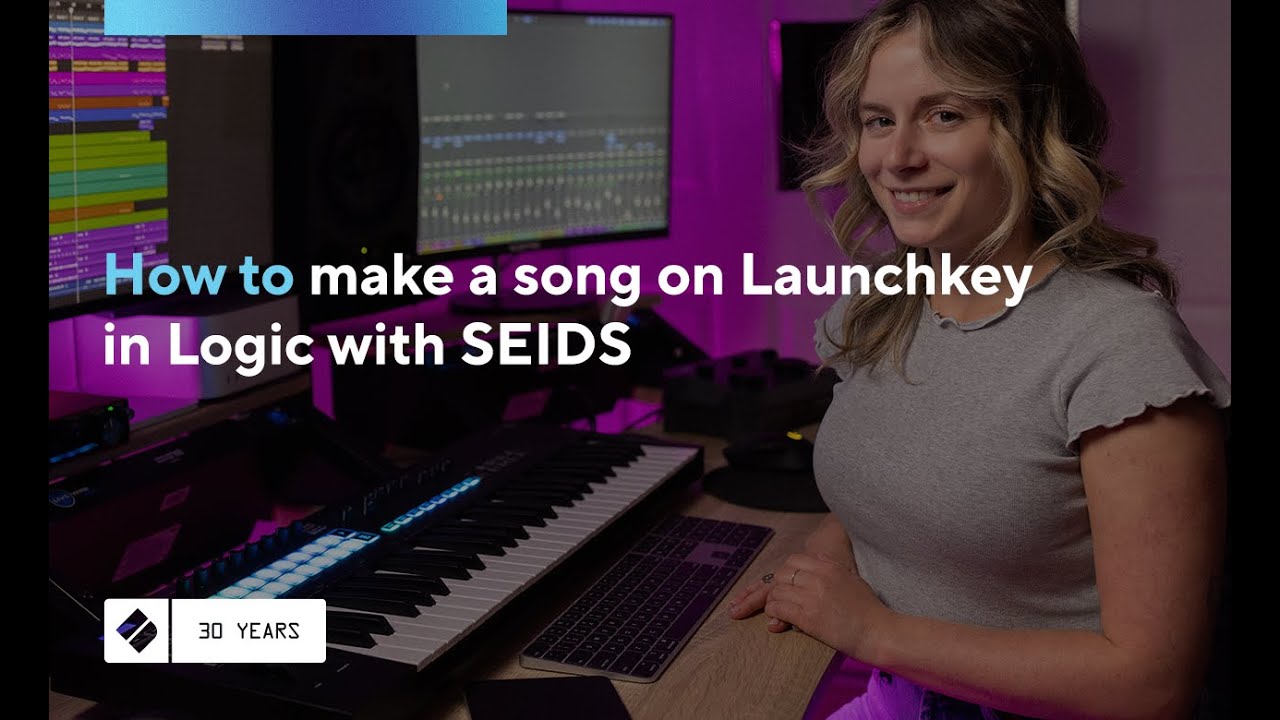 How to make a song on Launchkey in Logic with SEIDS // Novation