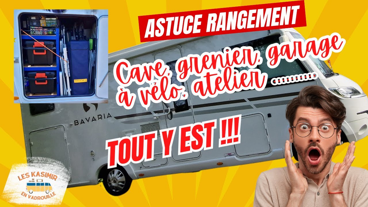 Astuces de stockage efficaces : organiser la soute de votre camping-car