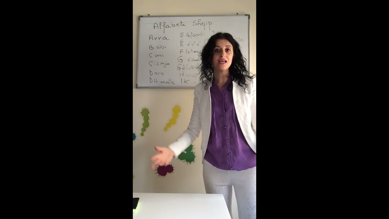 Learn Albanian with Viola. The Albanian Alphabet (part1)