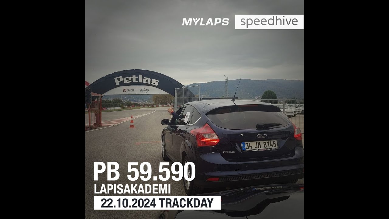 Körfez Yarış Pisti Track Day - Ford Focus 1.6 TDCI ( Best Lap 59.590 )