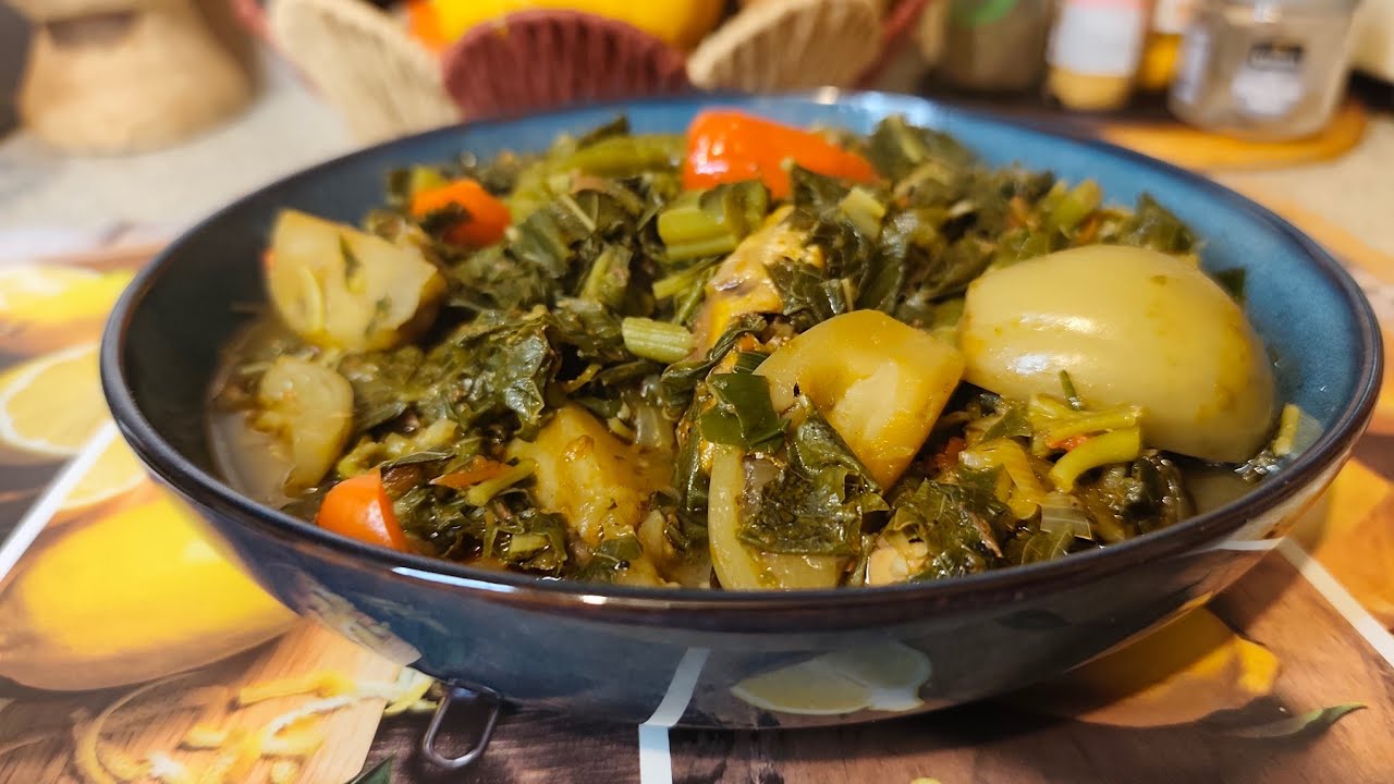Bitekuteku ou les feuilles d'amarante au pilchards 🥗