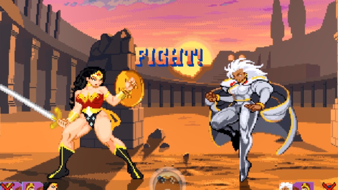 TEELA & WW vs JEAN GRAY & STORM SF2