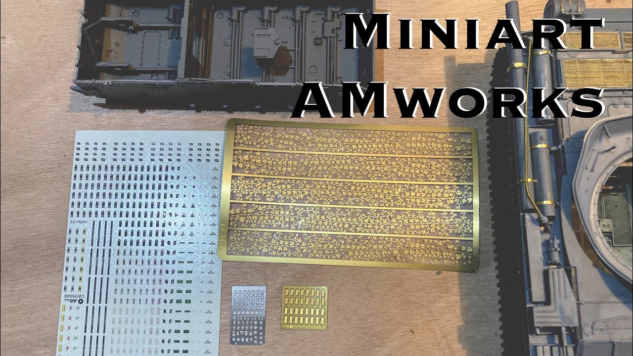 I got some interesting scale modelling accessories. Plus Miniart models