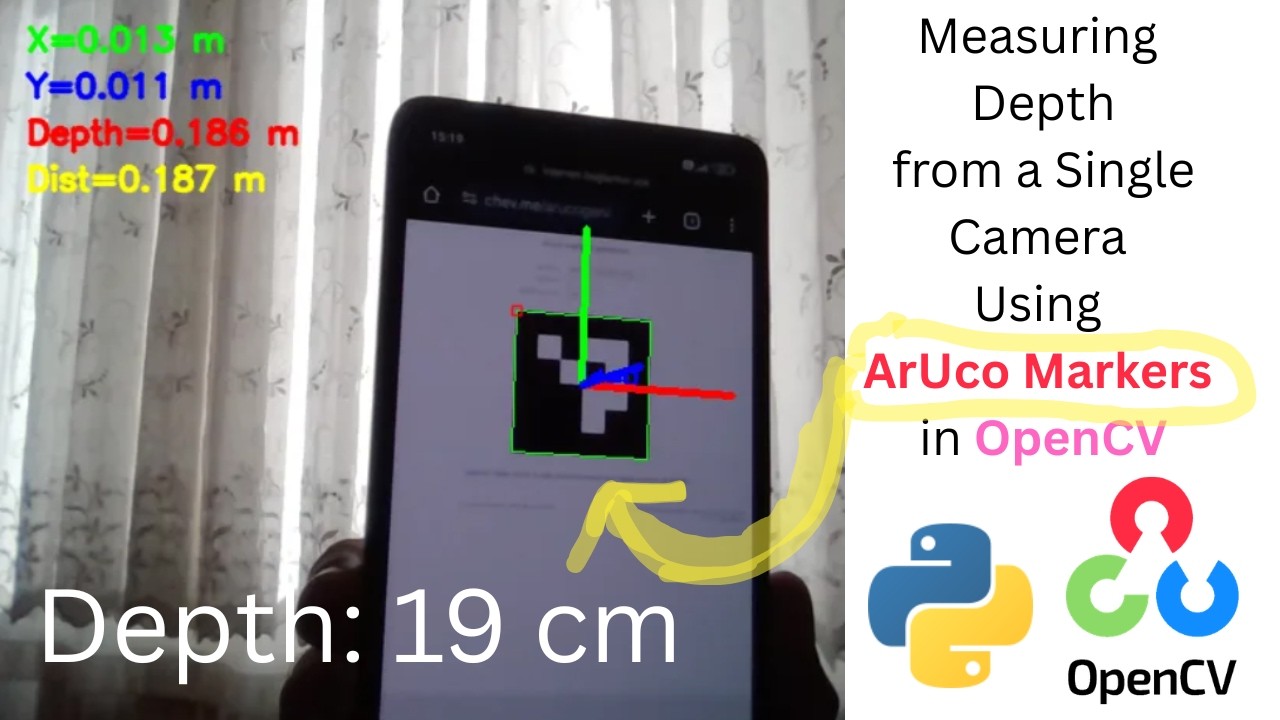 How to Measure Depth Using ArUco Markers in OpenCV