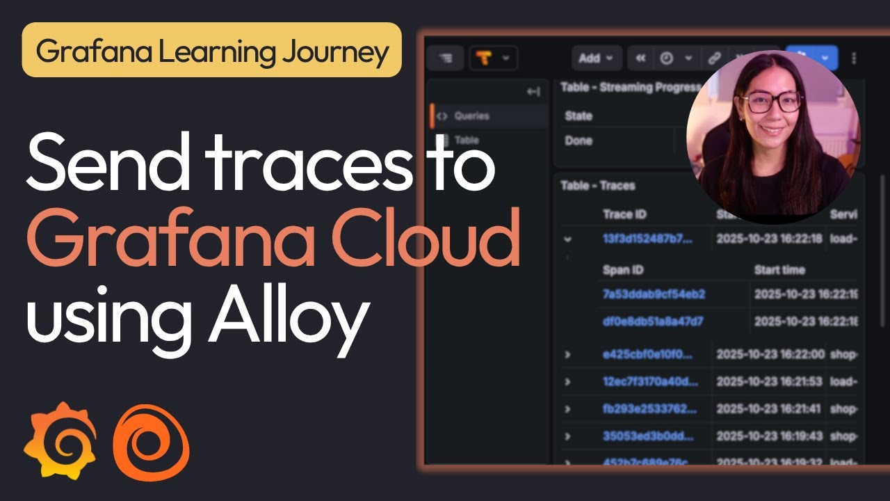 Обучающие программы Grafana: отправка трассировок в облако Grafana с помощью Alloy