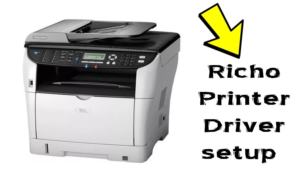 خطوات تعريف طابعه ريكو في ويندوز 7 , 8 , 8.1 , 10 , 11 | Ricoh Afico Printer Driver step by step