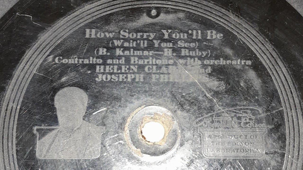 How sorry you'll be Edisondisc (low quality)