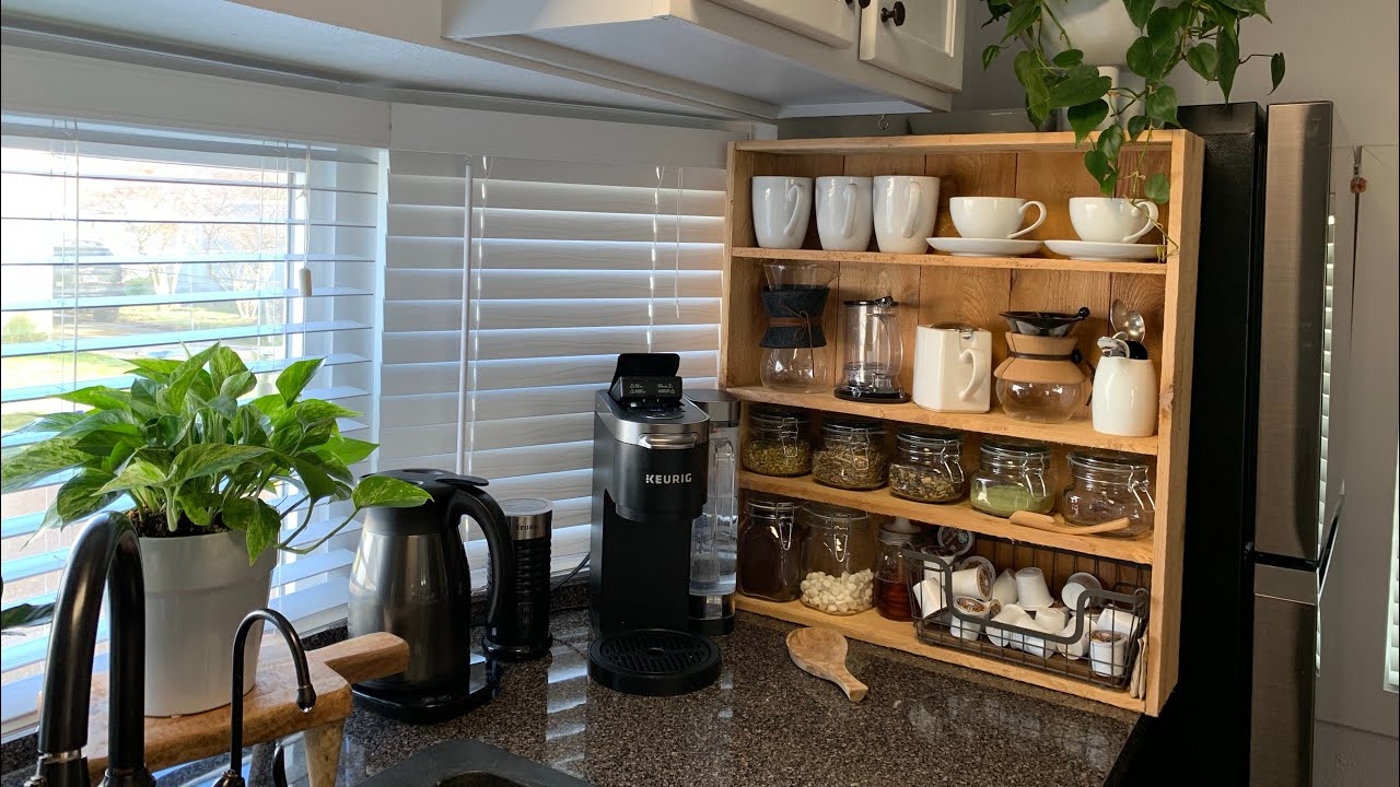 Área de café // DIY // Repisas de madera@LaCocinadeDIMIJ5