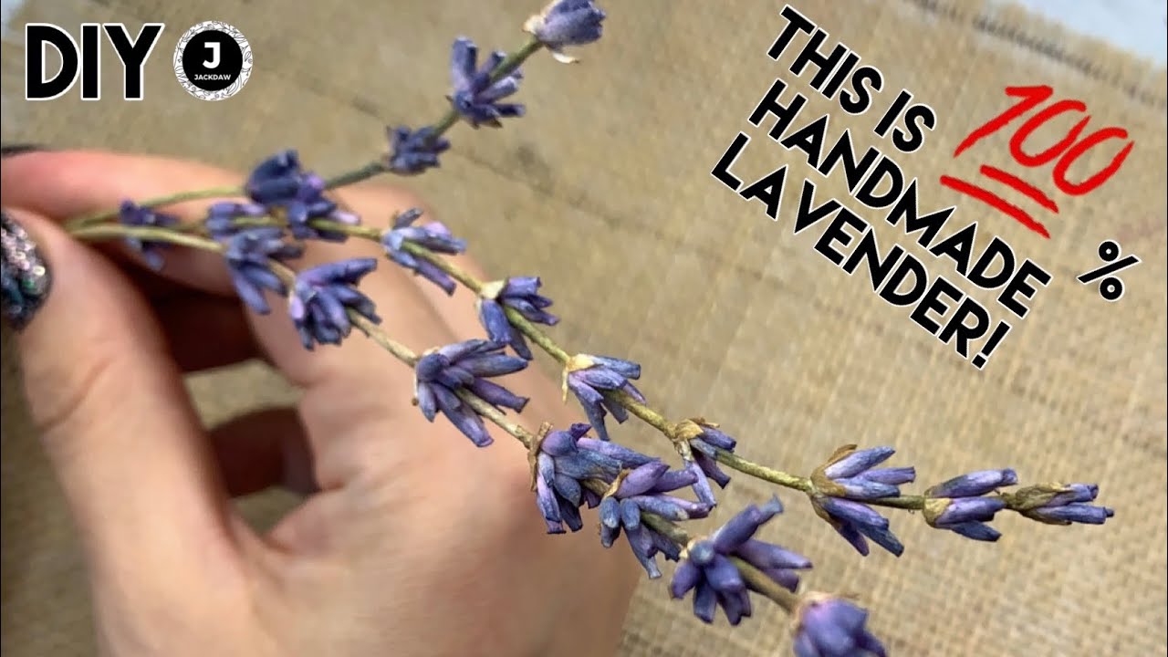 DIY🌱. Как сделать. Лаванда из фоамирана.