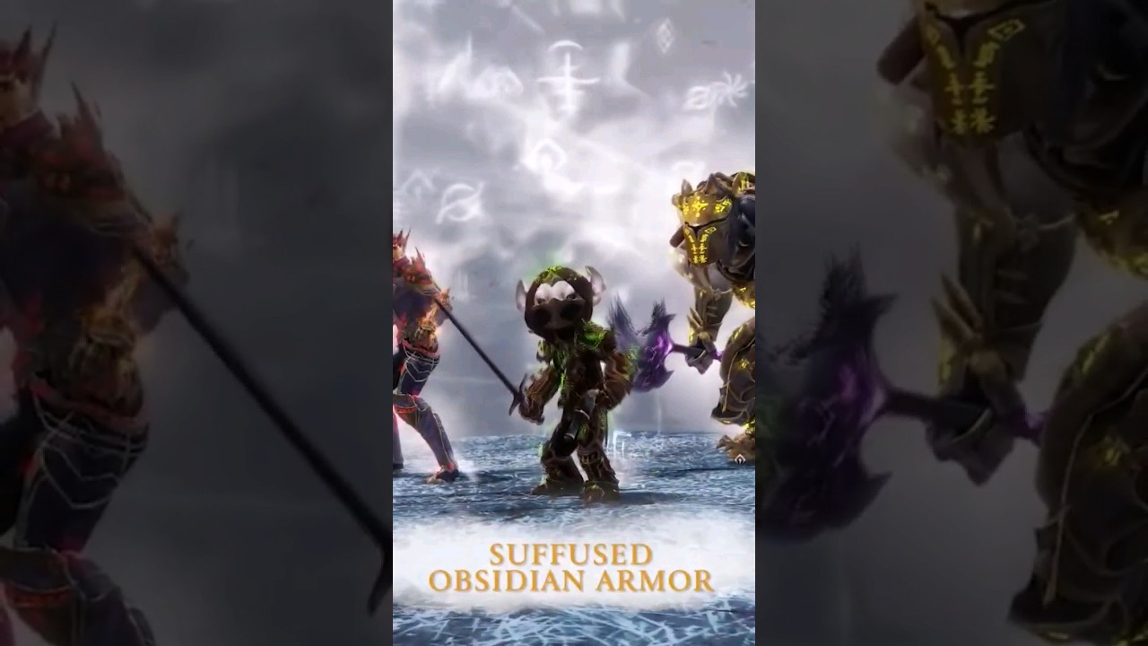 GW2 Legendary Obsidian Armor - T2: Suffused | Preview