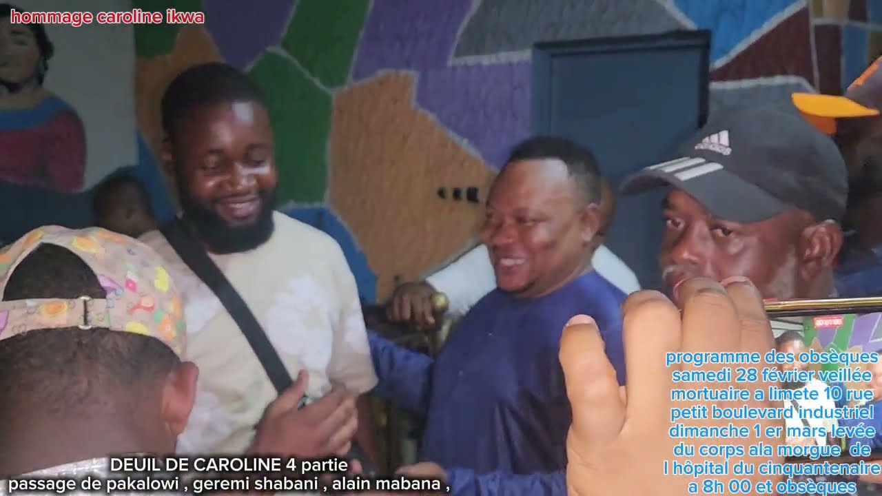 HOMMAGE a caroline 4 avec le passage de alain mabana , paka lowi , geremi shabani et sa JS prod 