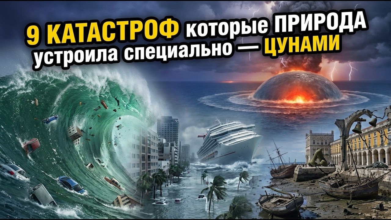 9 ЦУНАМИ После Которых МИР Уже Не Был ПРЕЖНИМ