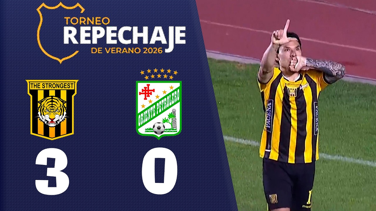 El Tigre pasa a semifinales -The Strongest 3 - Oriente Petrolero 0 - Torneo Repechaje De Verano